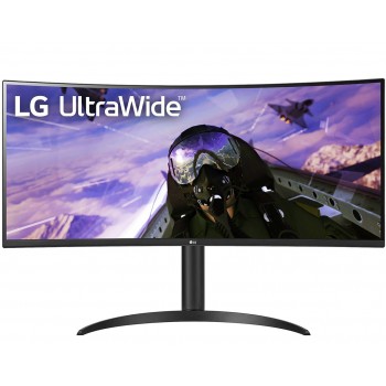 LG UltraGear™ 34'' 1ms GTG 160hz  Curved UltraWide QHD HDR with FreeSync™ Premium Monitor  & G-SYNC Compatibility [34WP65C-B]